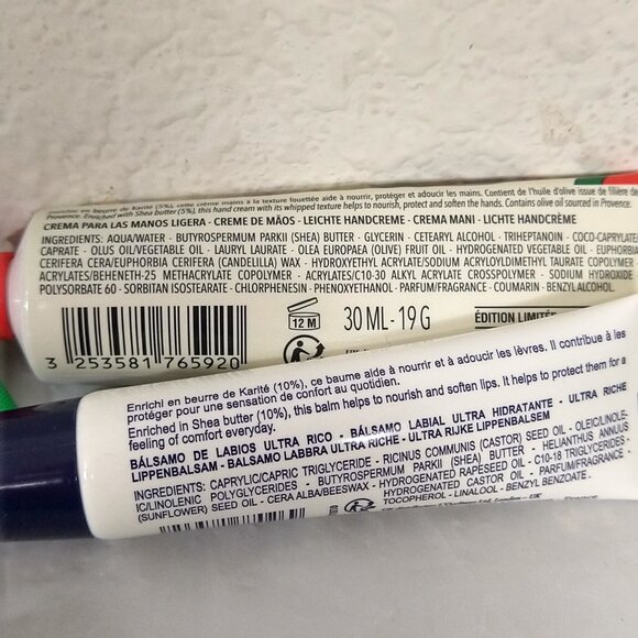 L'Occitane Limited Edition Powdered Shea Hand Cream & Lip Balm Duo NEW - Picture 3 of 4